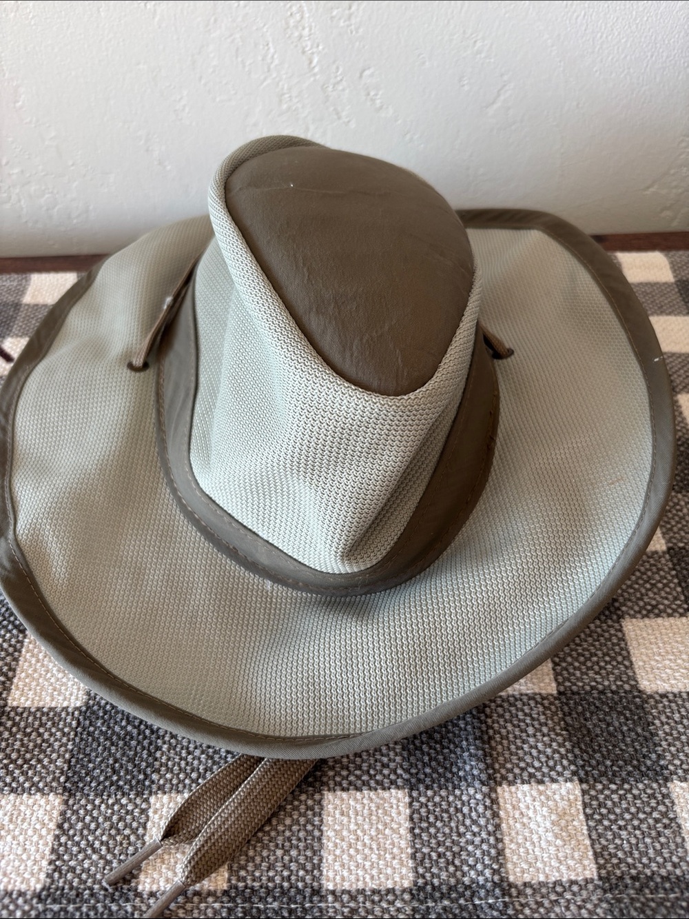 Men’s Outdoor Sun Hat in Olive/Taupe - Breathable Adventure Hat